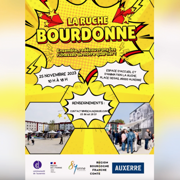 Affiche La Ruche Bourdonne Auxerre
