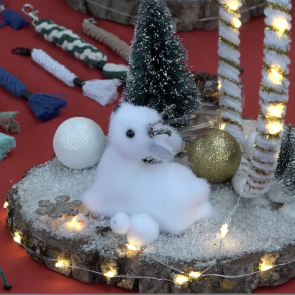 décoration marché de noël de Villeneuve-Sur-Yonne