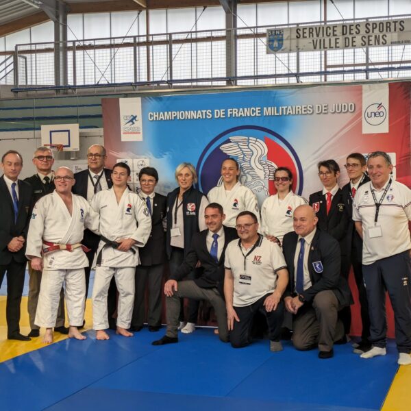 La finale du championnat de Judo militaire nationale dans l'Yonne