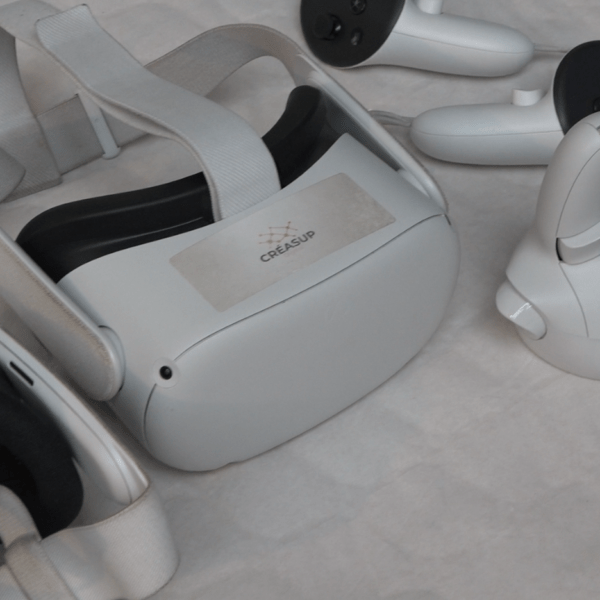 dispositif VR réalité virtuelle de créasupp digitale au site archéologique de villa scoliva