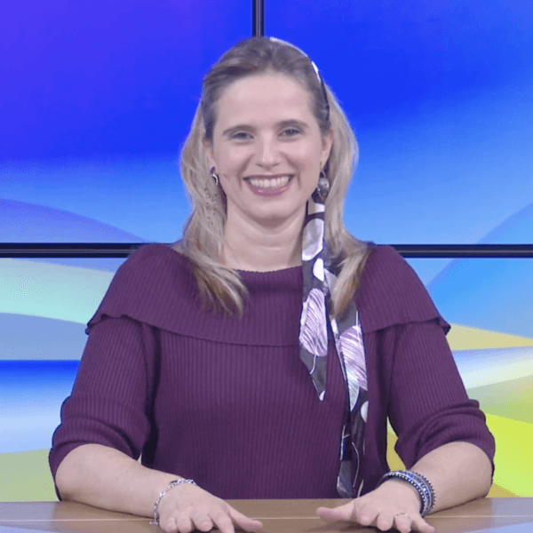 Nathalie Grimaud presentatrice de l'émission la Tribu digitale