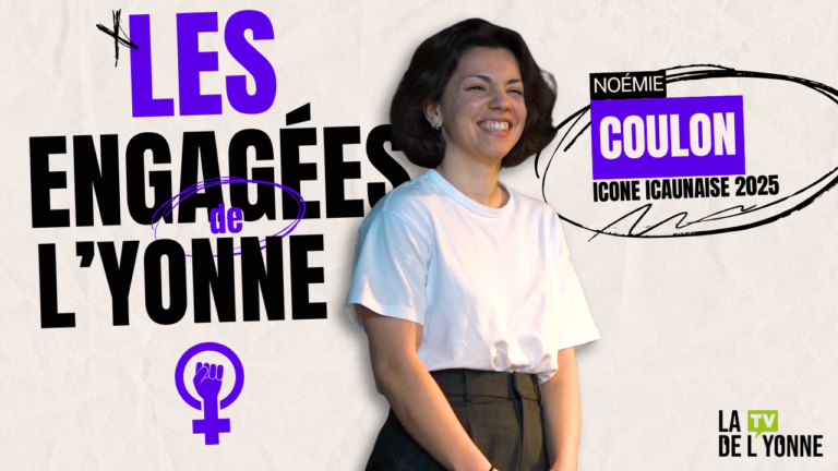 Noémie Coulon sur une minature présentant le reportage des engagées de l'yonne