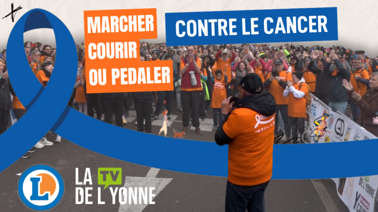 Marcher courir ou pedaler contre le cancer 2025 une manifestation qui a réuni beaucoup de monde au centre commercial E.Leclerc de saint-denis-les-sens