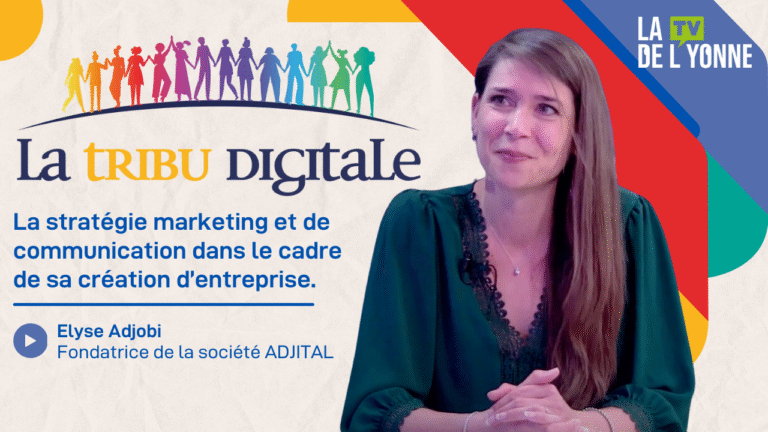 La stratégie marketing et de communication dans le cadre de sa création d'entreprise. Elyse Adjobi Fondatrice de la société ADJITAL La