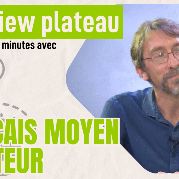 Découverte de l'artiste Français Moyen, chateur, sur les plateau de La Télé de l'Yonne