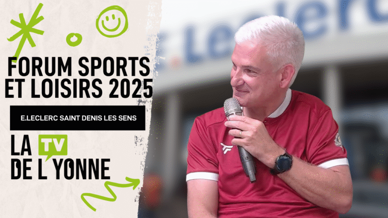 En direct du forum Sports & Loisirs E.Leclerc Sens Nord avec Thierry Reynault, président du Tennis Club Maillot Saint-Clément.
